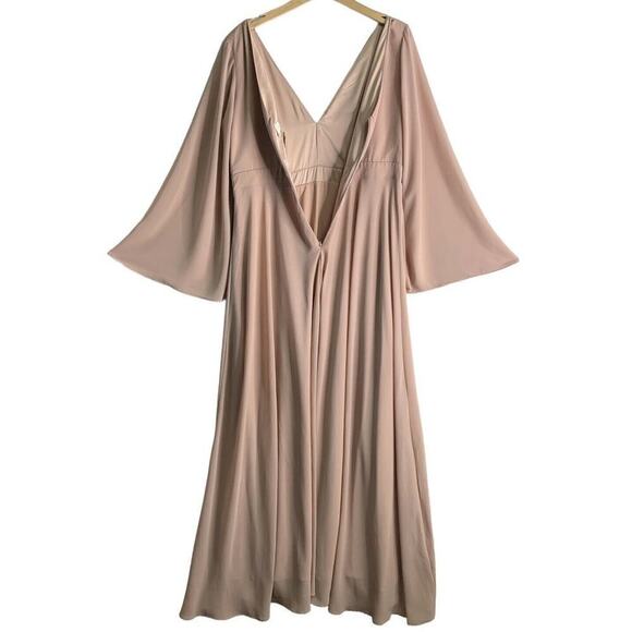 Anthropologie BHLDN Doria Chiffon Maxi Dress Womens Size 16 NWT $330 - Picture 10 of 12